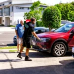 Checking cars